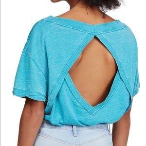 Free people cutout top